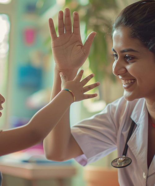 portrait-female-pediatrician-work